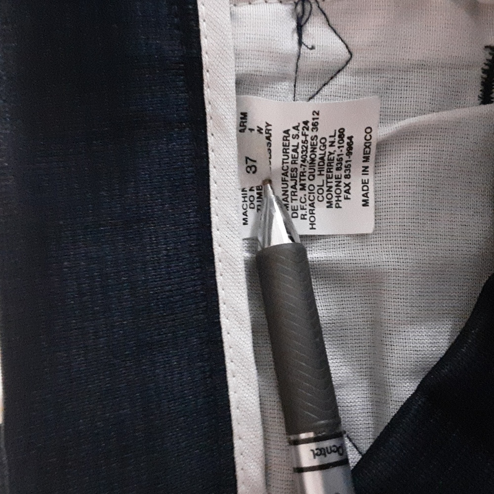 CAWBOY SUIT L MEN'S NAVY BLUE - Picture 15 of 16